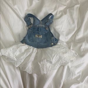 Denim eye let dress